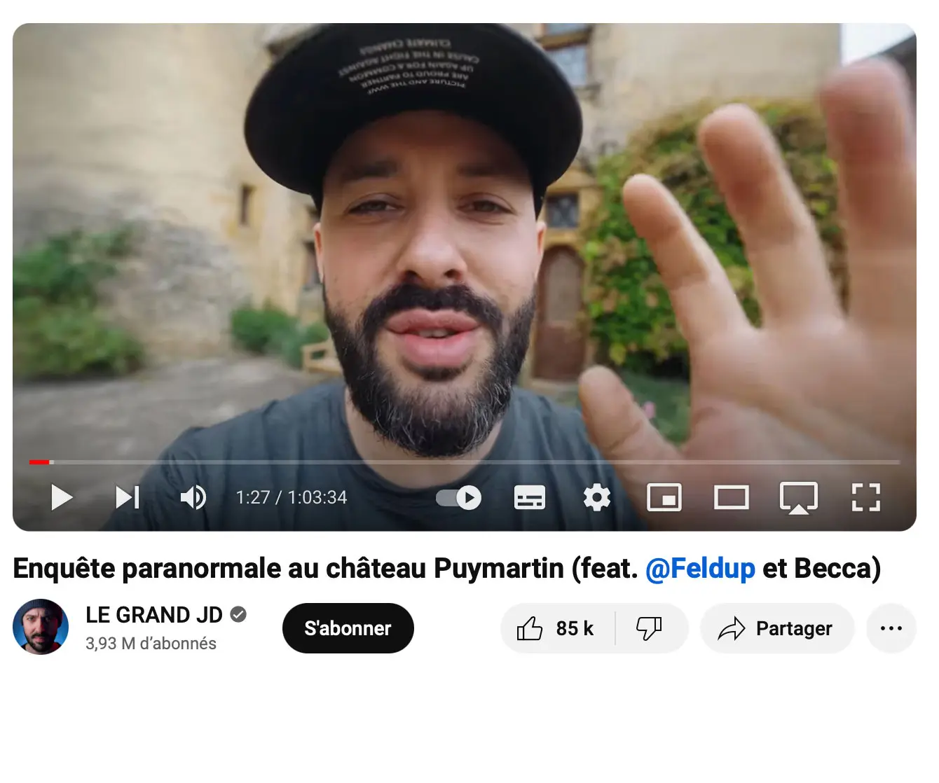 « Enquête paranormale au château de Puymartin »